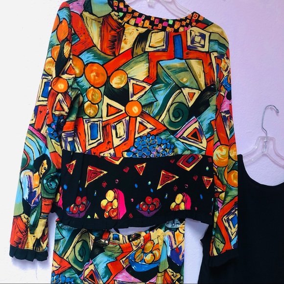 Boho Style 3 Pieces Skirt Set Ensemble - Picture 12 of 15